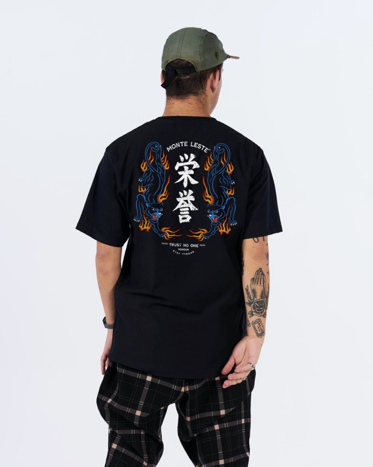 Camiseta Regular Estampada - Fire Tiger