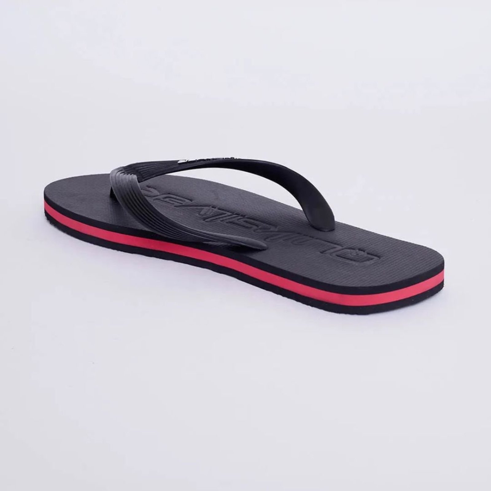 Chinelo Quiksilver Molokai Debossed - PRETO