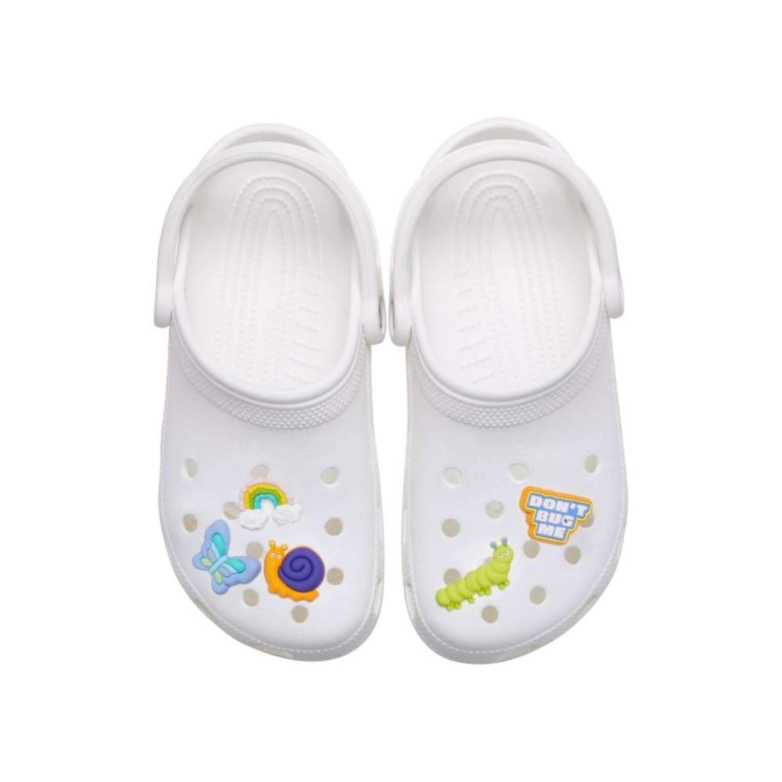 Vista 3 Infantil - Jibbitz™ Criaturas Artesanais Pack Com 5 Peças Crocs branco