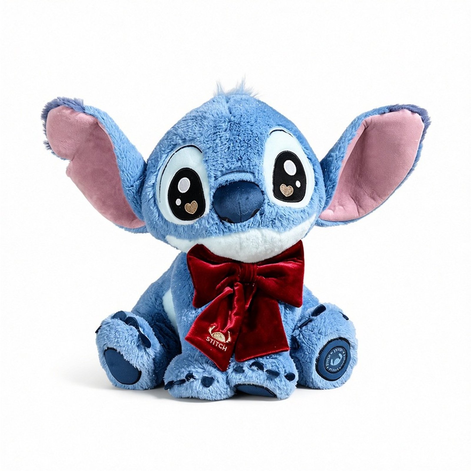 Infantil - Pelúcia Stitch Laço Macia Original Disney