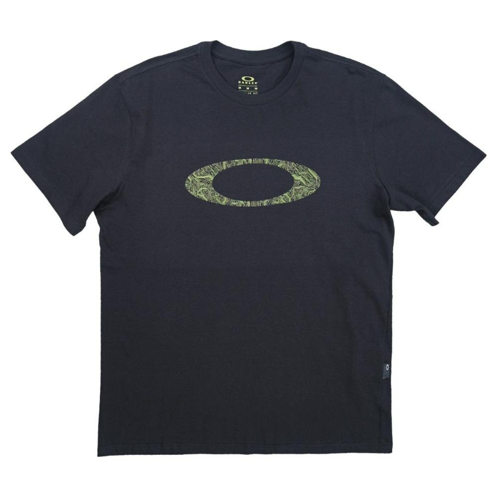 Camiseta Oakley Ellipse Motherboard SS Tee Blackout - Blackout - G Preto