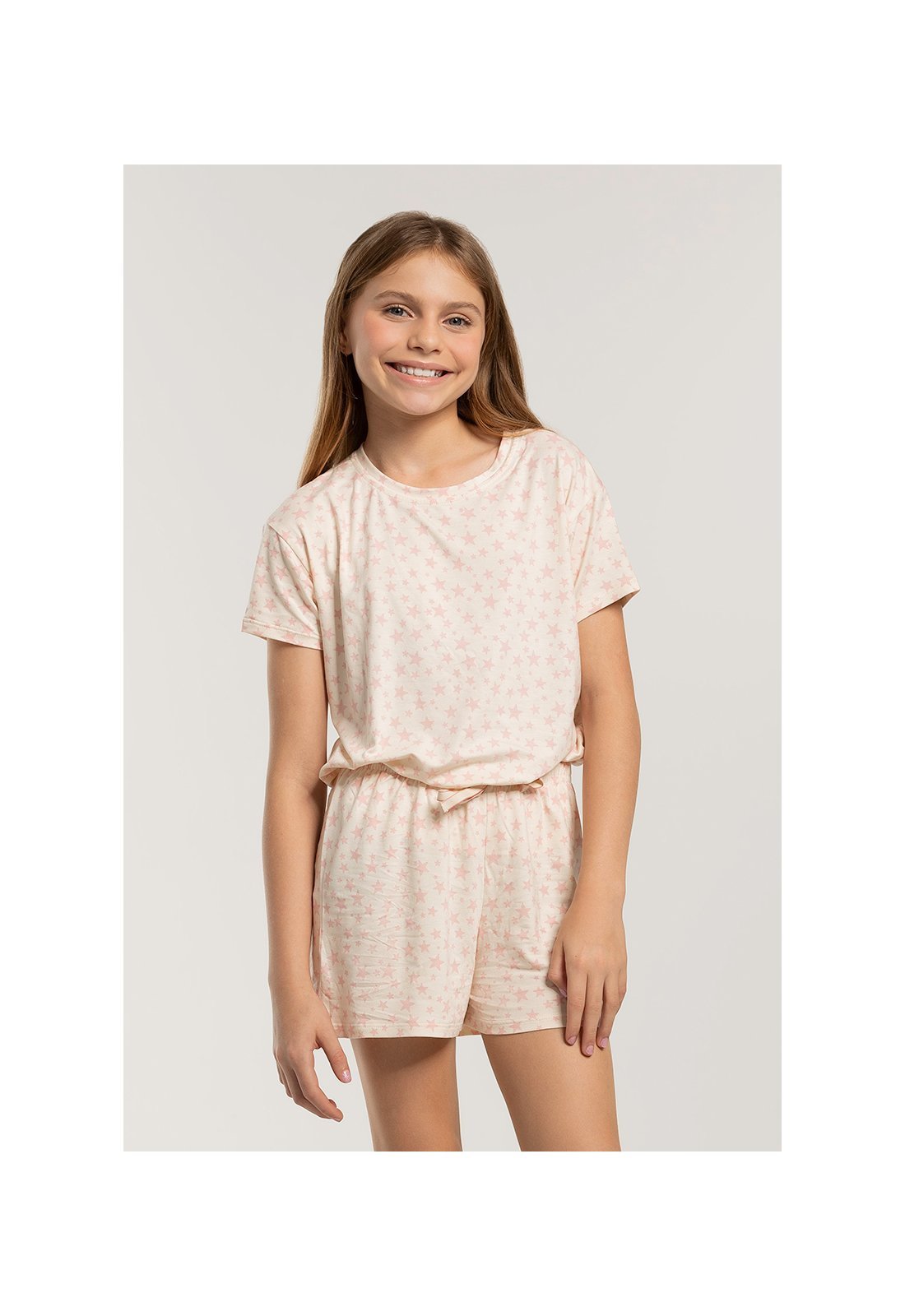 Conjunto Pijama Juvenil Menina Malha Viscolycra