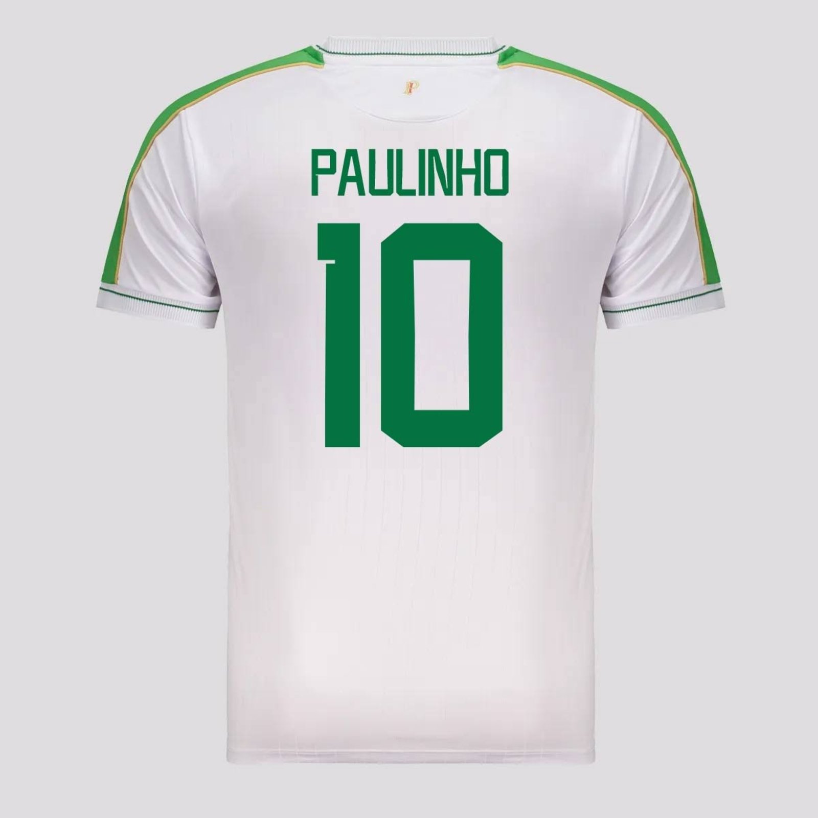 Camisa Palmeiras Ultra I Branca e Verde 10 Paulinho