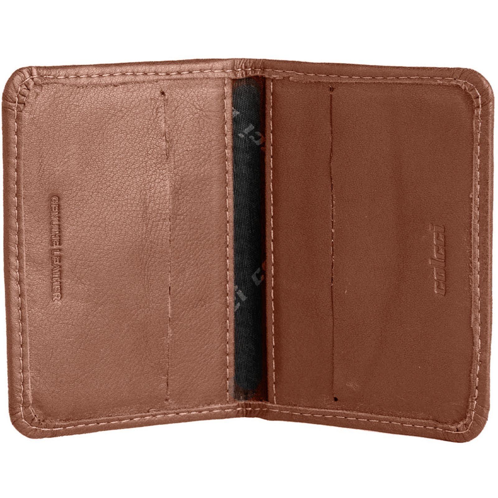 Vista 3 Carteira Couro Colcci Flap Whisky Masculino marrom Colcci marrom