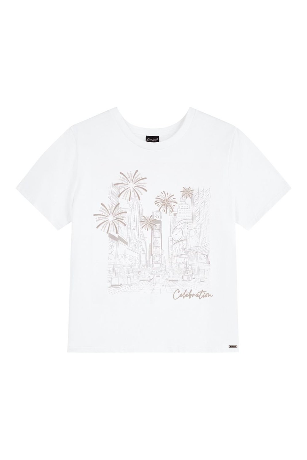Infantil - Blusa Juvenil Menina Celebration Beats Branco