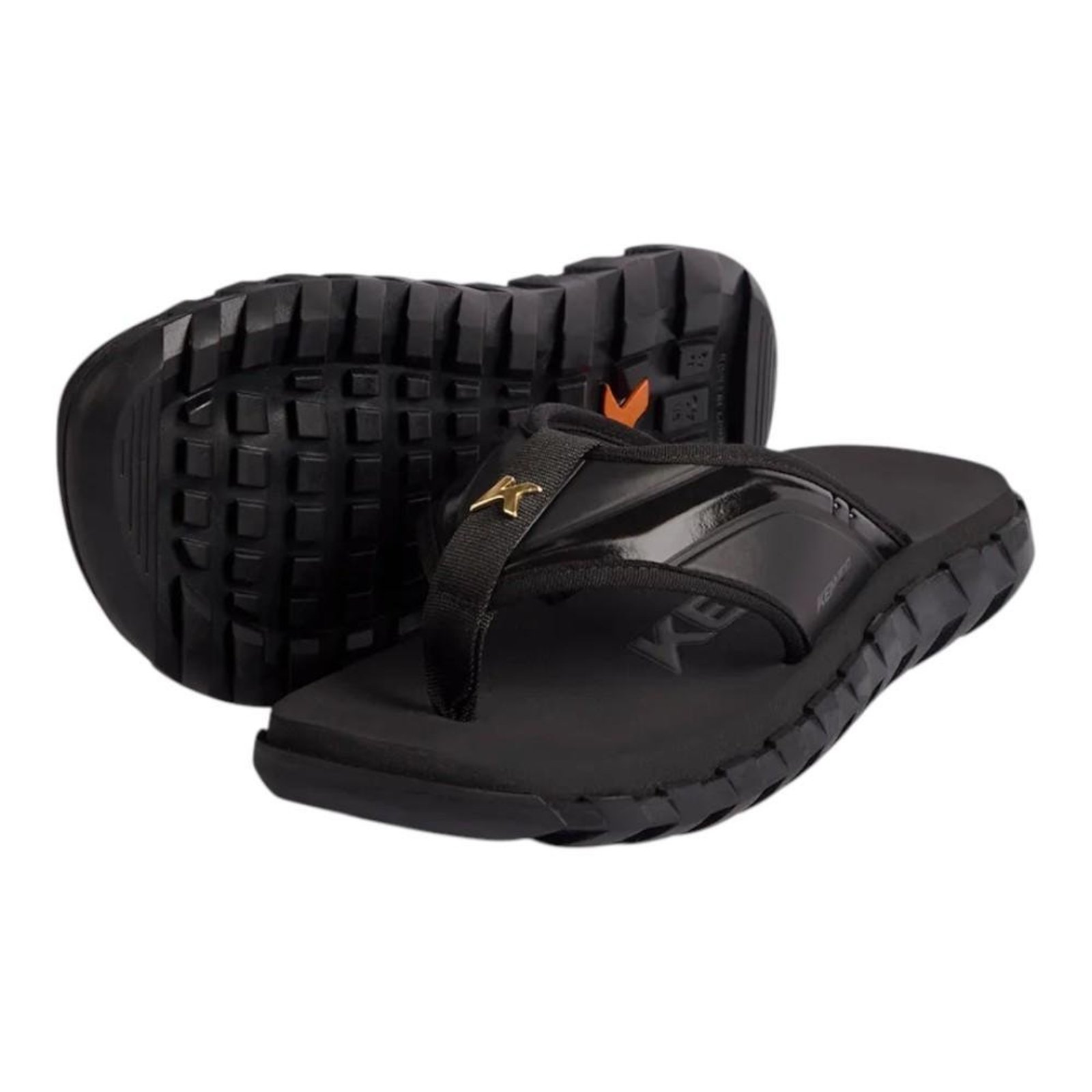 Chinelo Kenner Megah Turbo Masculino Preto Preto