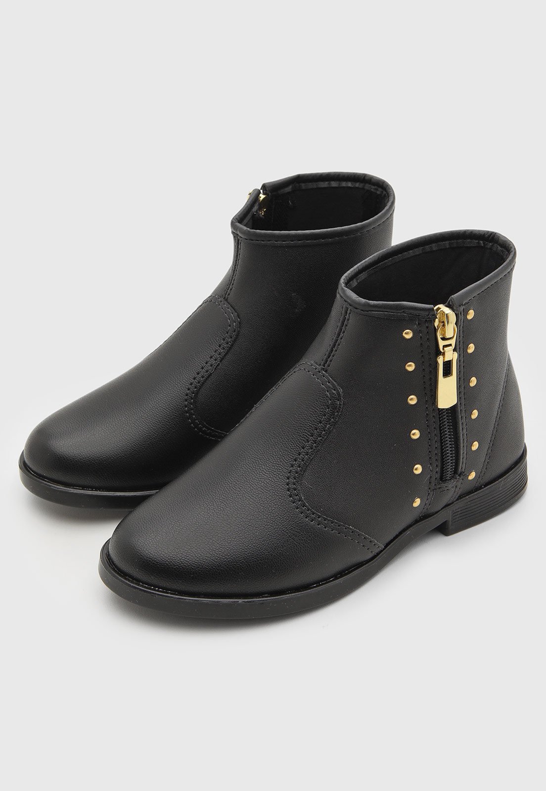 Infantil - Bota Molekinha Cano Curto Preta