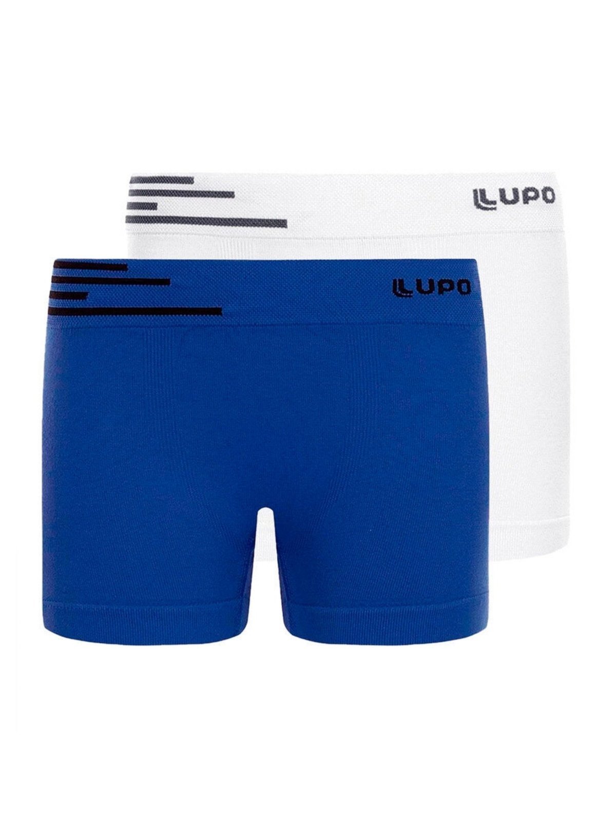 Kit com 2 Cuecas Boxer Lupinho 132-002 Branco