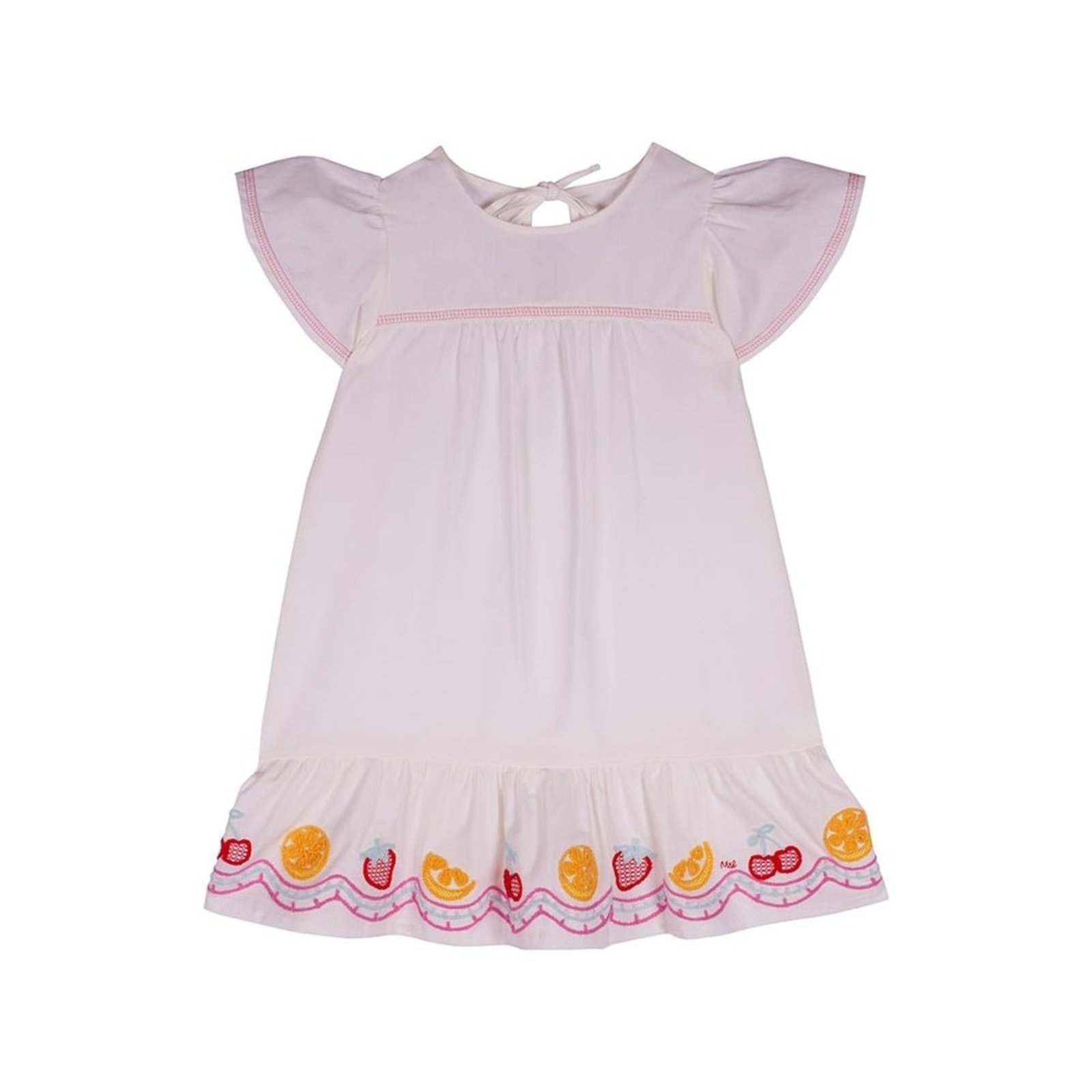 Infantil - Vestido Manga Curta Tricoline Menina Marisol