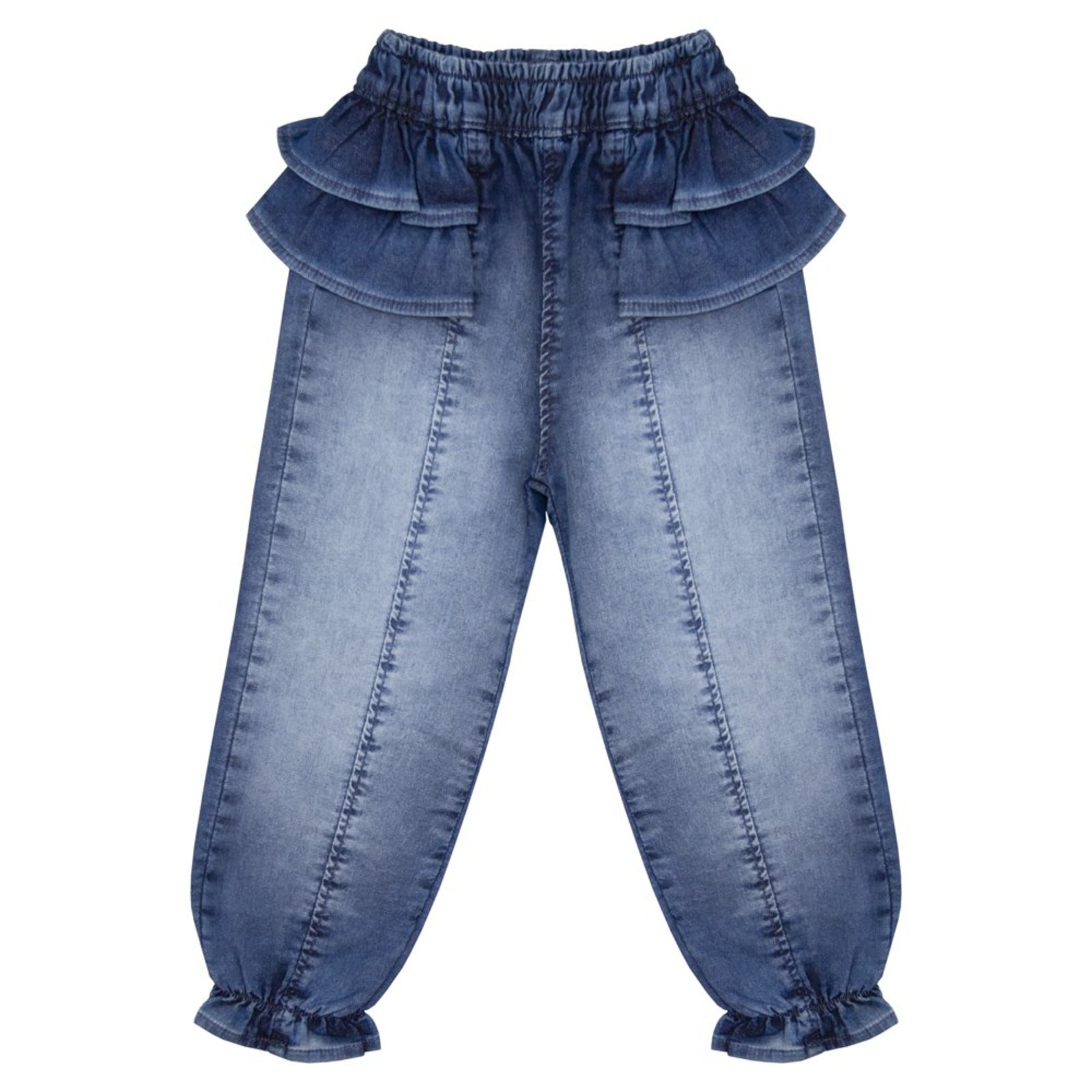 Infantil - Calça / Look Jeans Moletom Jeans