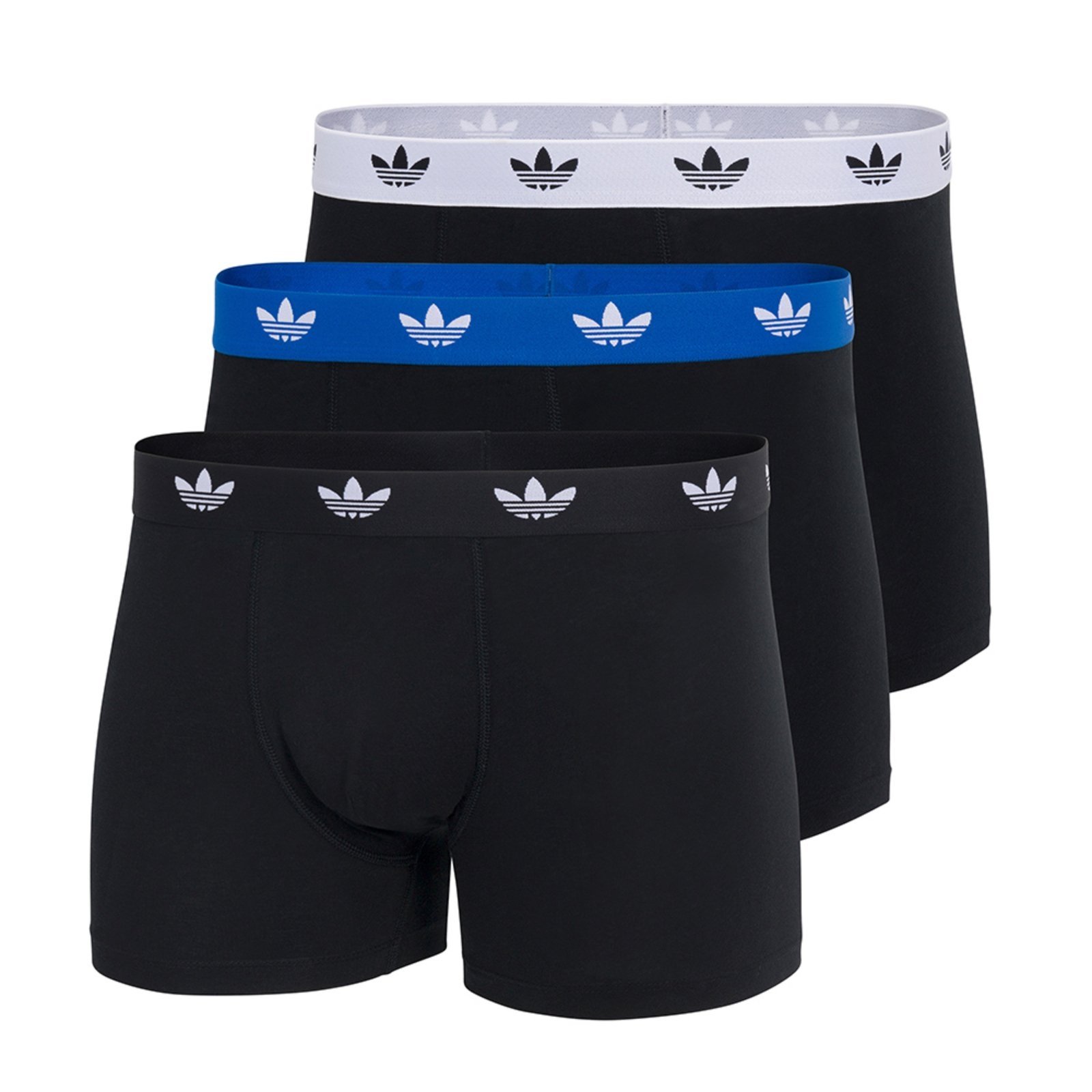 Kit com 3 Cuecas Boxer adidas Underwear Multicolorido