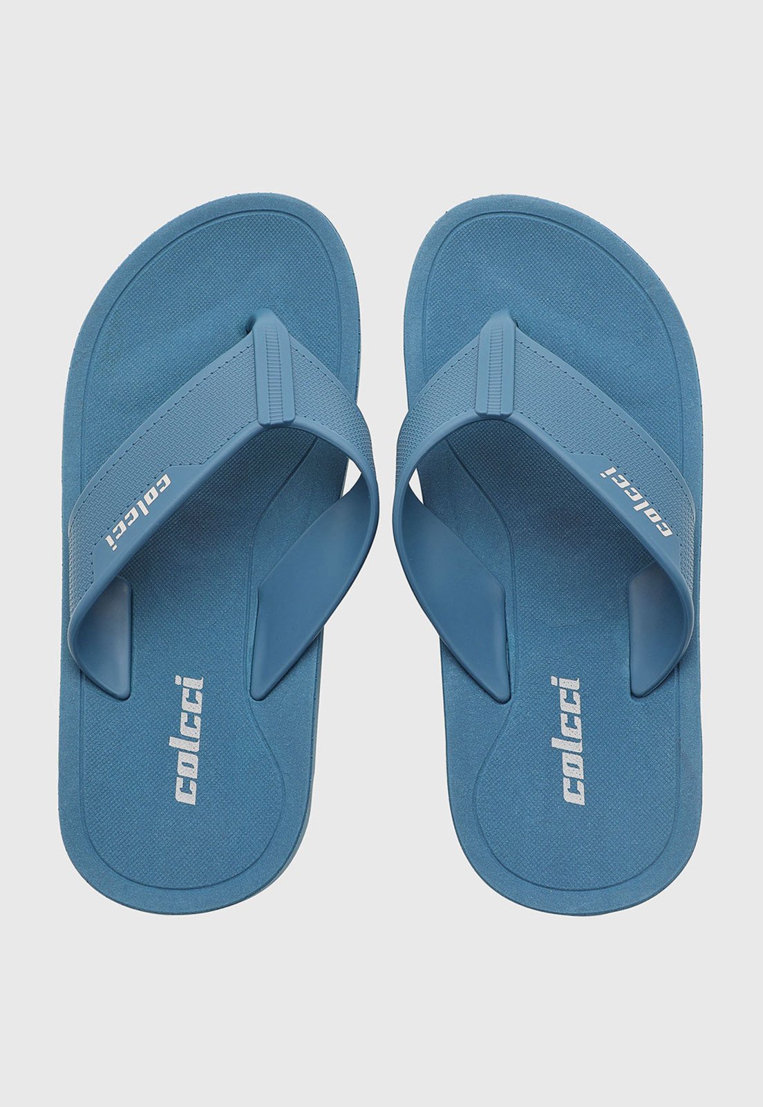 Chinelo Masculino Colcci Tira Larga Logo Azul