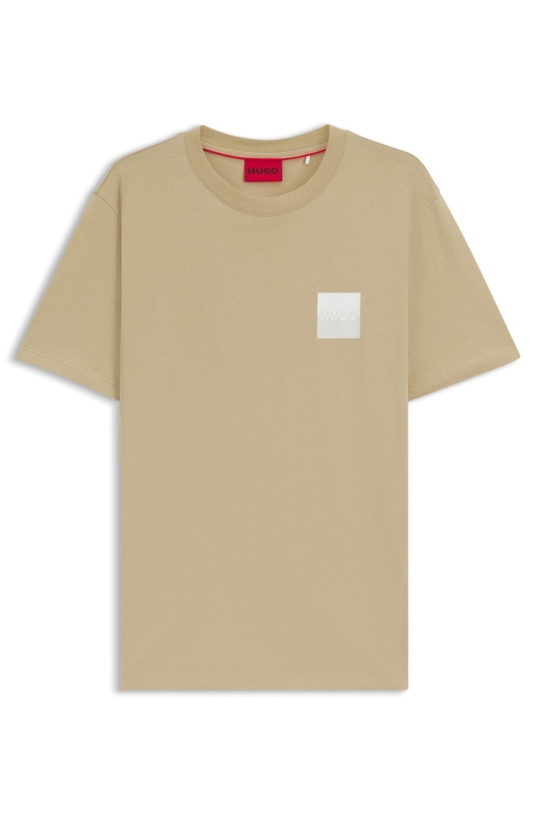 Camiseta em jersey de algodão com estampado de logo