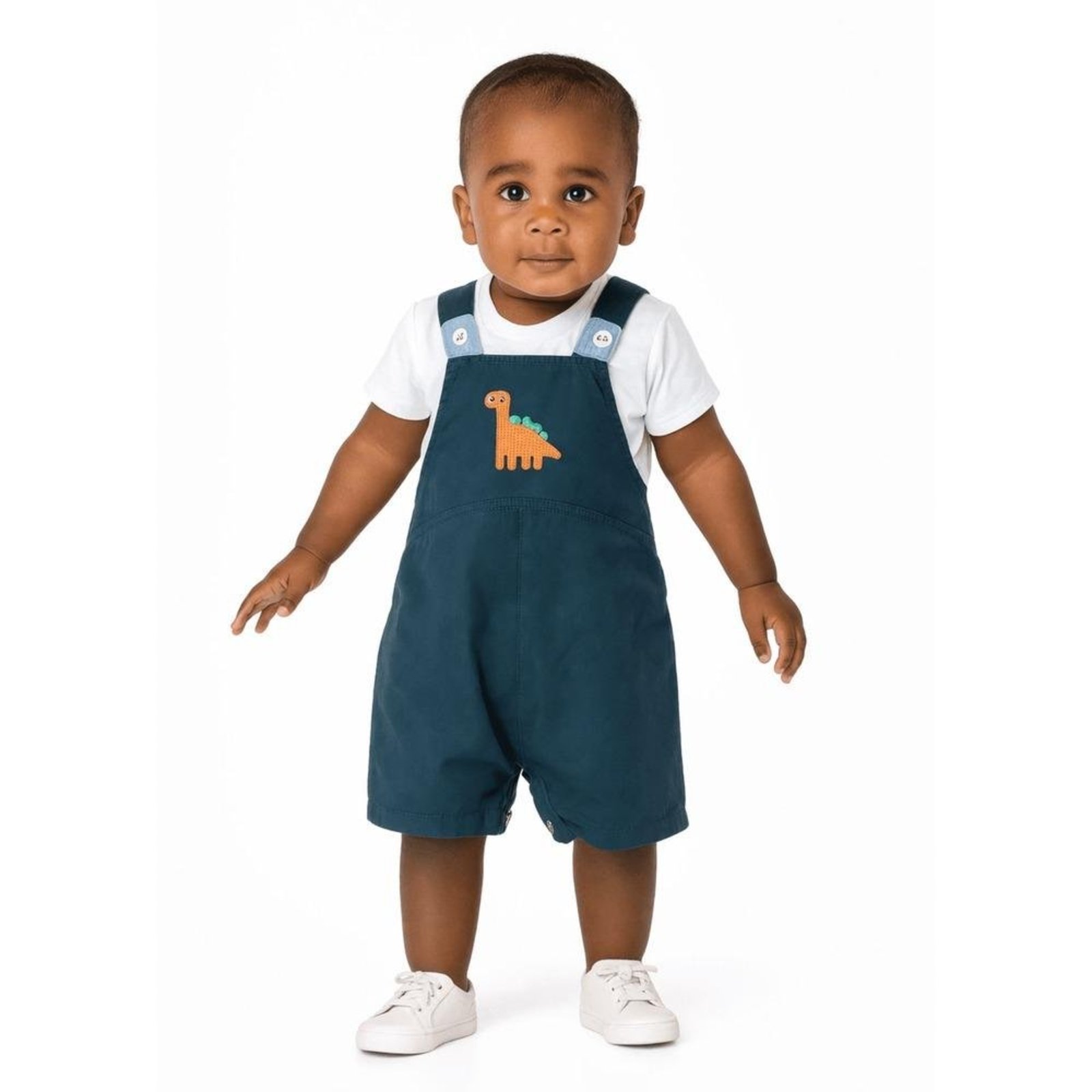Infantil - Jardineira Menino Diverdinos Alphabeto Naval