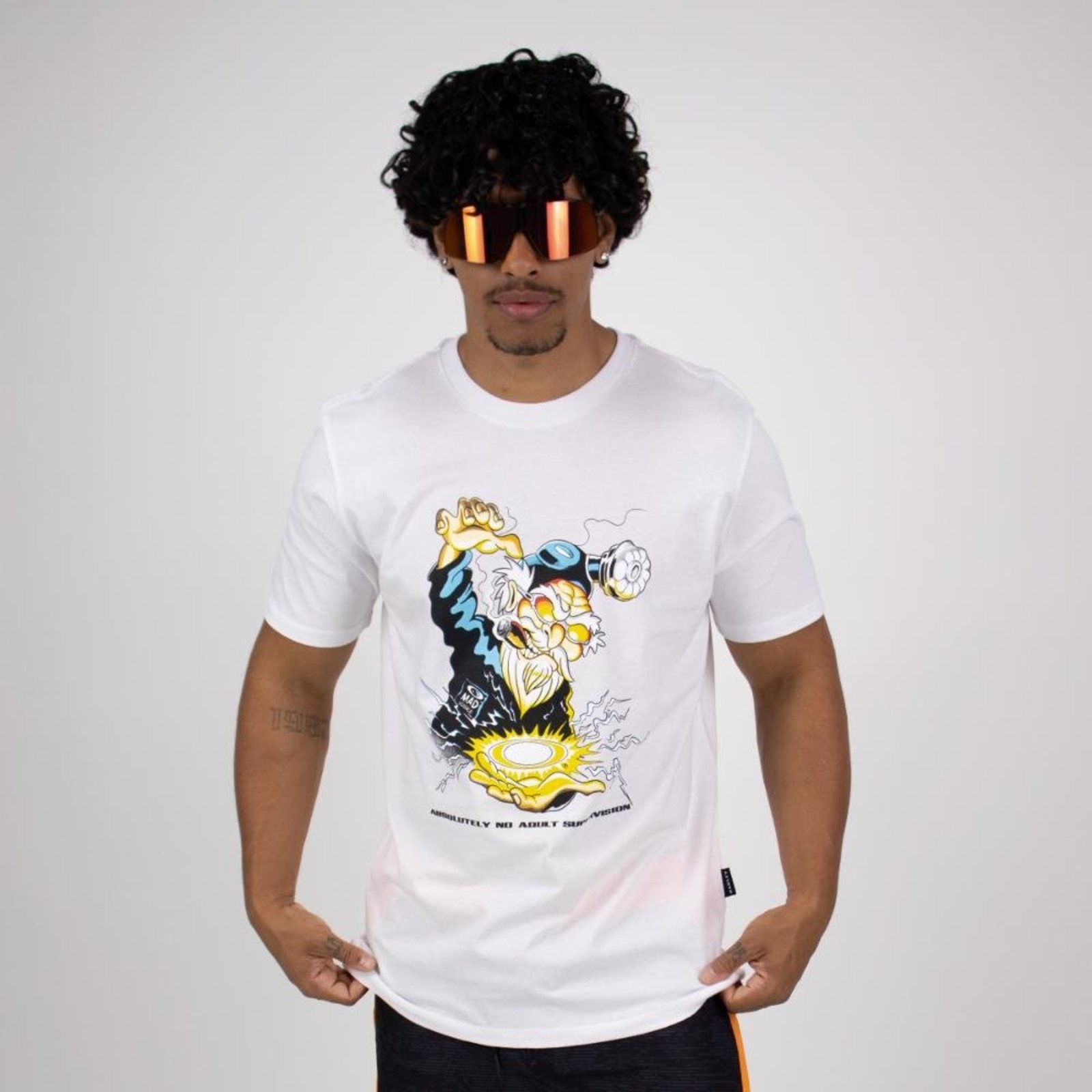 Camiseta Oakley Mad Science Tee Branco