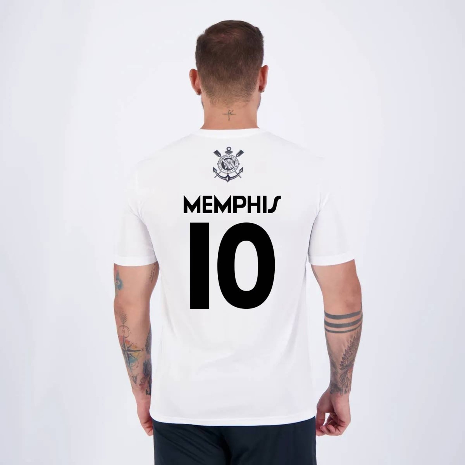 Camisa Corinthians Memphis 10 Fitness Branca