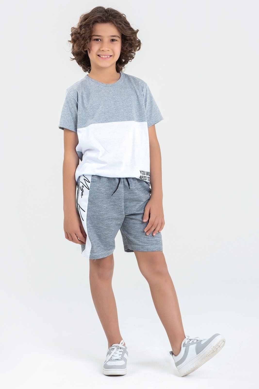 Vista 2 Infantil - Conjunto Verão Masculino You will need - Mescla Mega Kids unico Mega Kids unico
