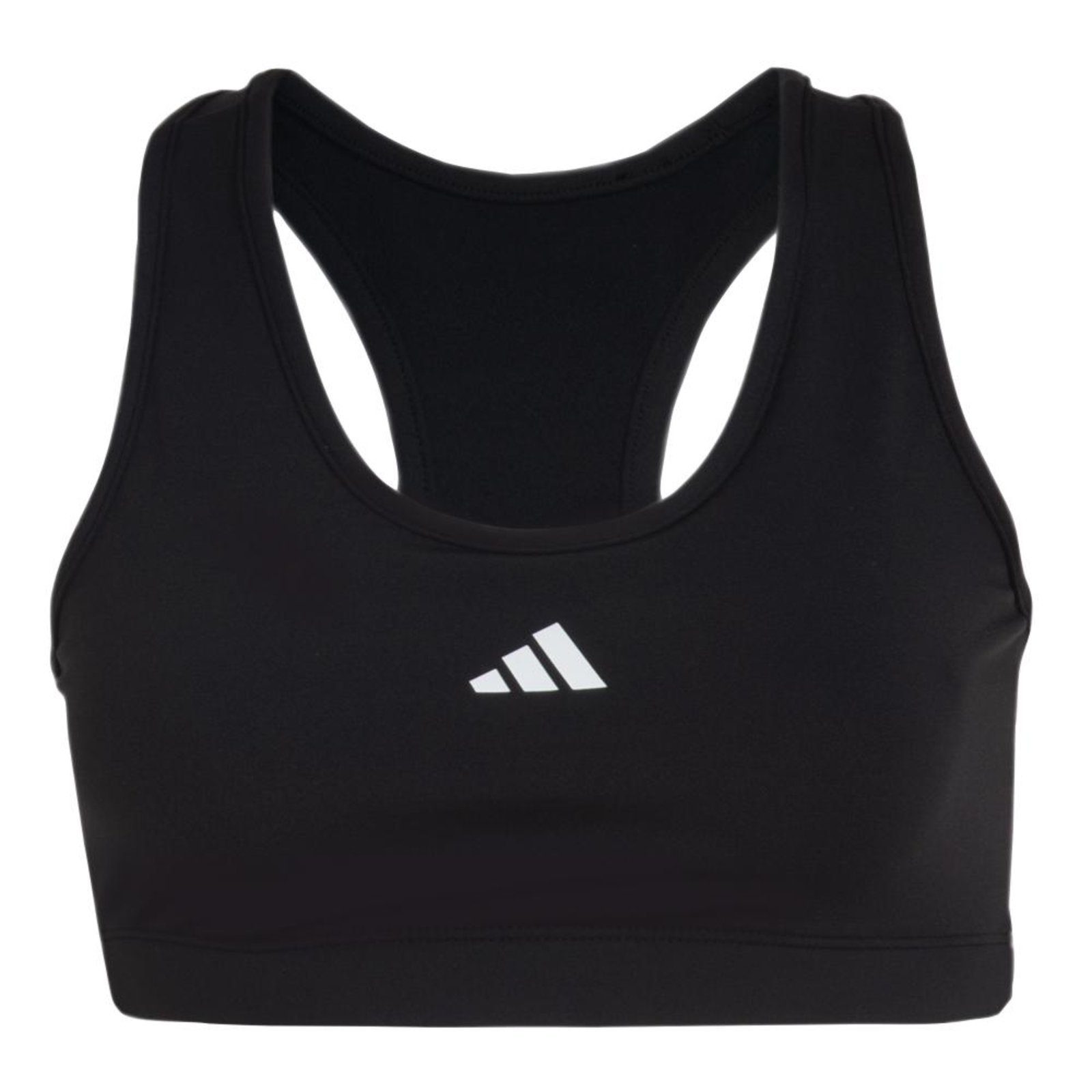 Top Treino Poliamida Suporte Medio adidas Performance Preto