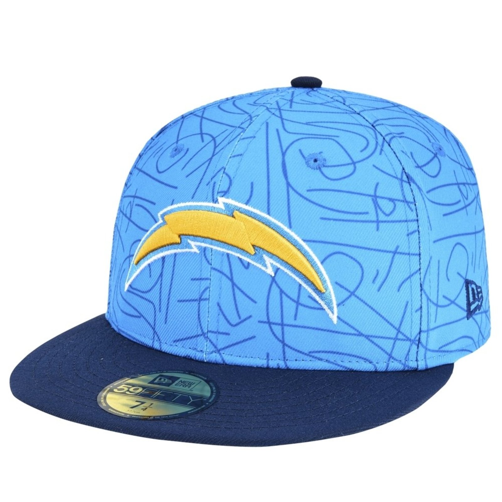 Bone New Era 59FIFTY Fitted Los Angeles Chargers NFL Game 2025