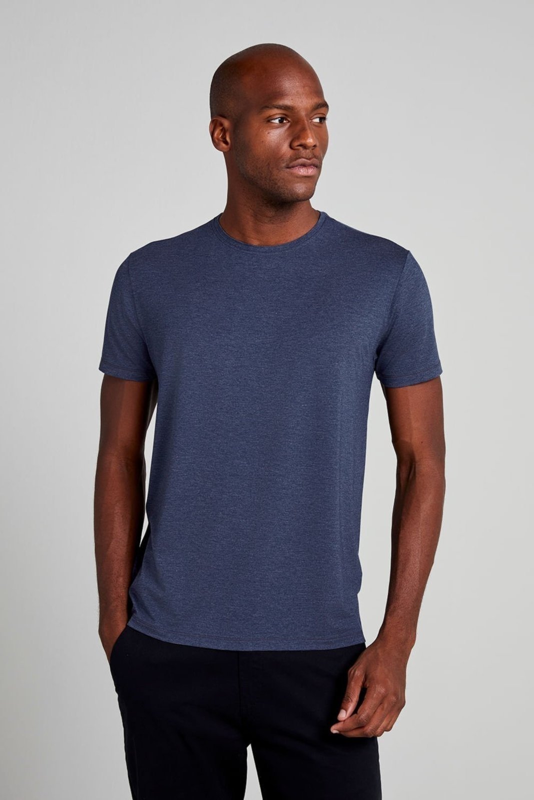 HIGHSTIL Camiseta Tecnocomfy Slim Fit - Azul Índigo