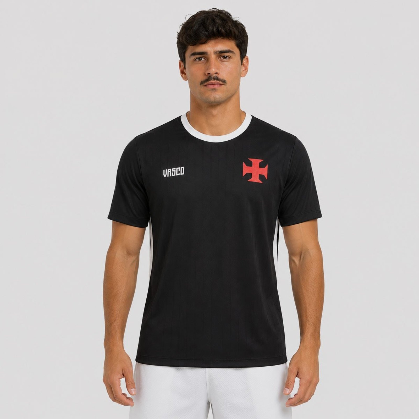 Camisa Vasco Riso Preta