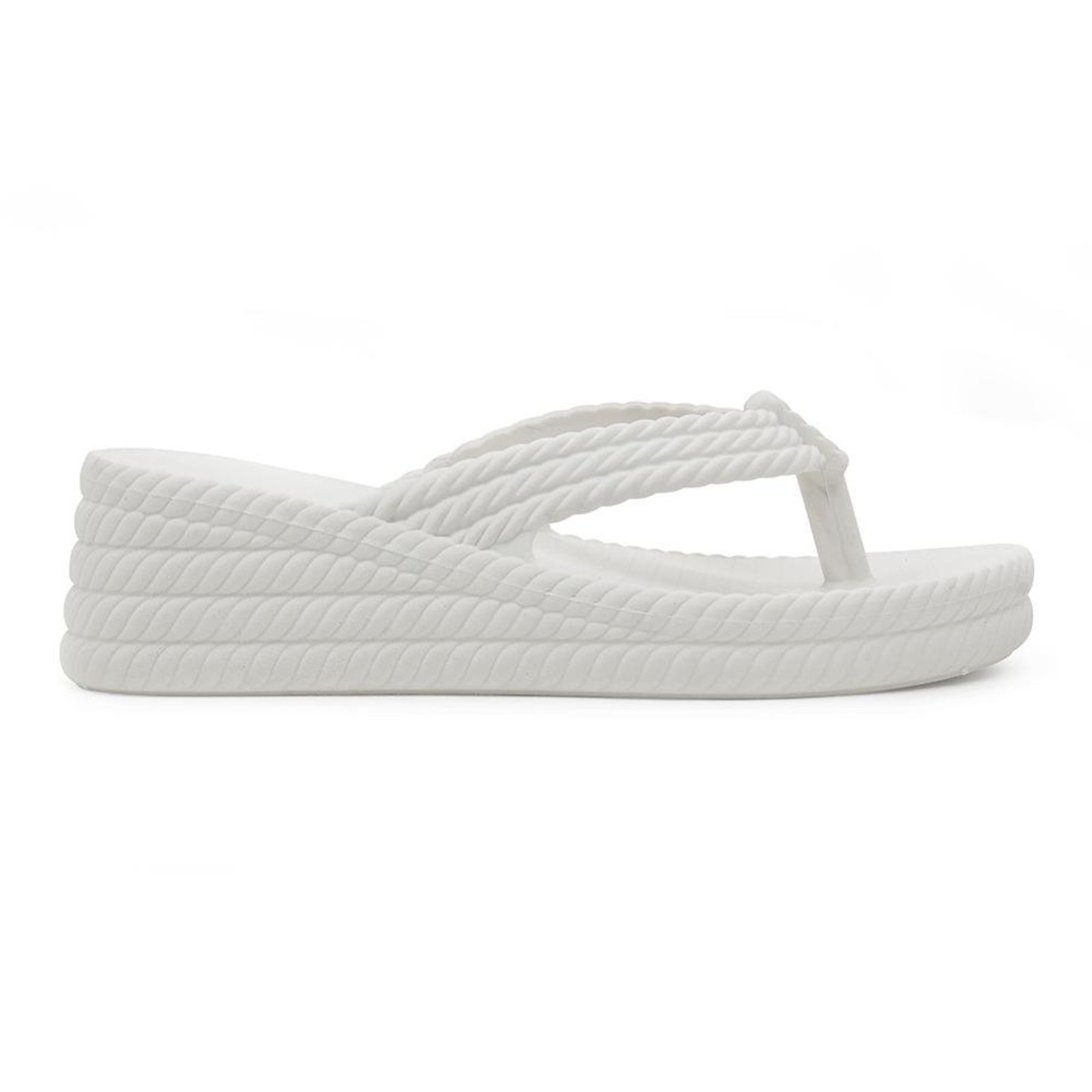 Sandália Feminina Aurora Conforto Bordô 34 Off-white