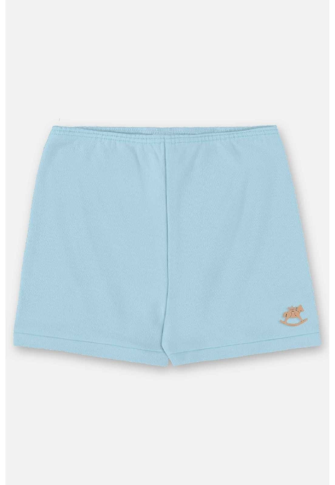 Infantil - Short Unissex para em Suedine Up Baby Azul
