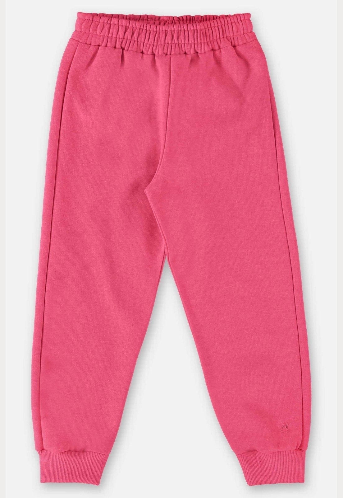 Infantil – Calça Básica em Moletom Menina Up Baby Rosa Pink