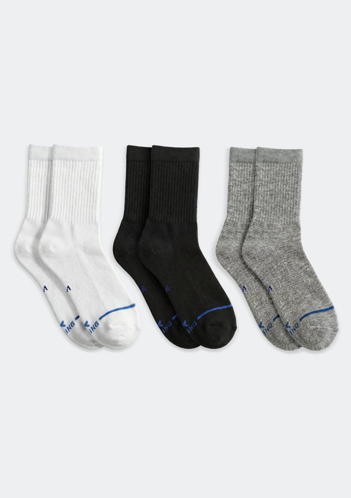Kit 3 Pares De Meias Cano Médio Unissex Hering