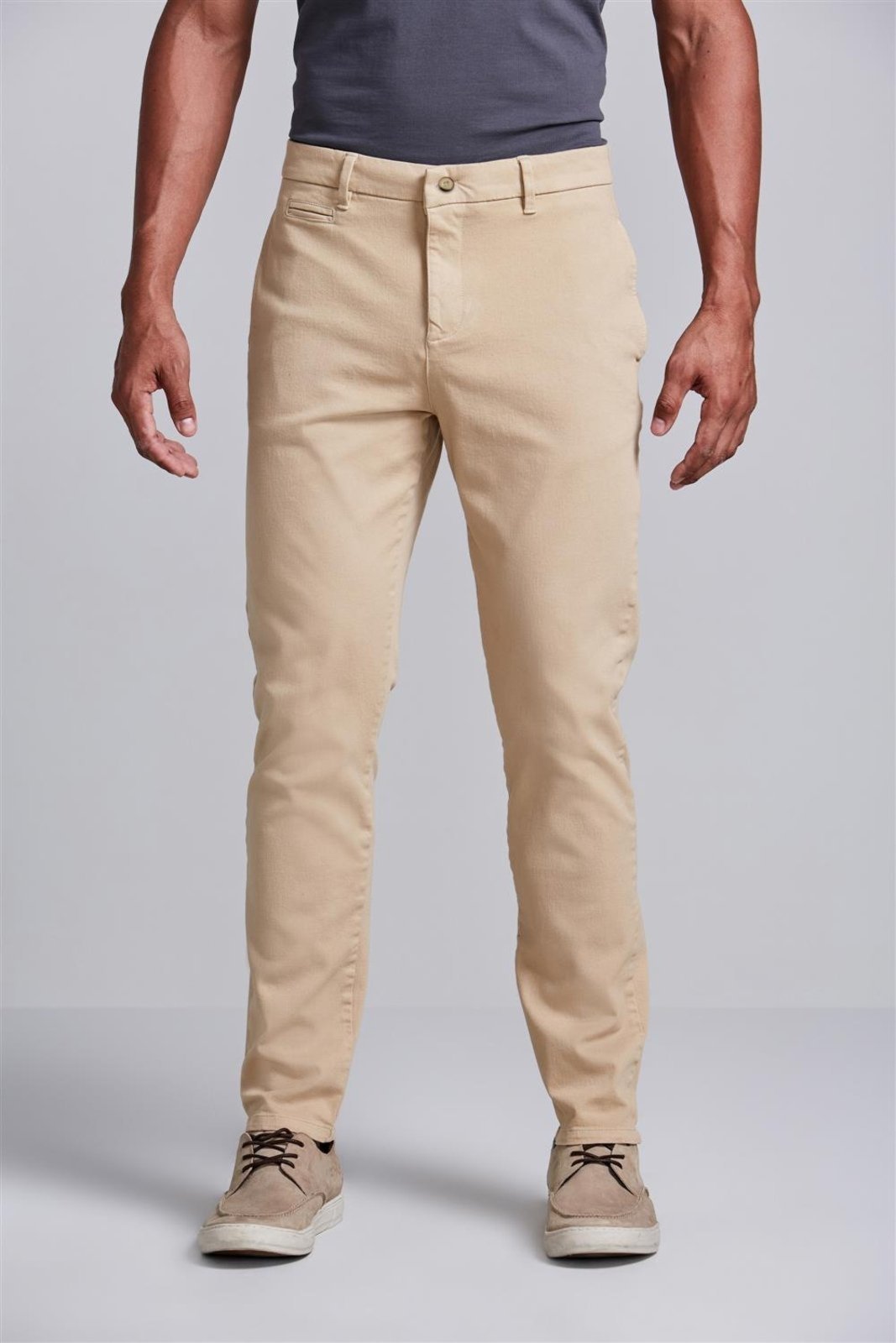 HIGHSTIL Calça Sarja Slim Fit – Khaki