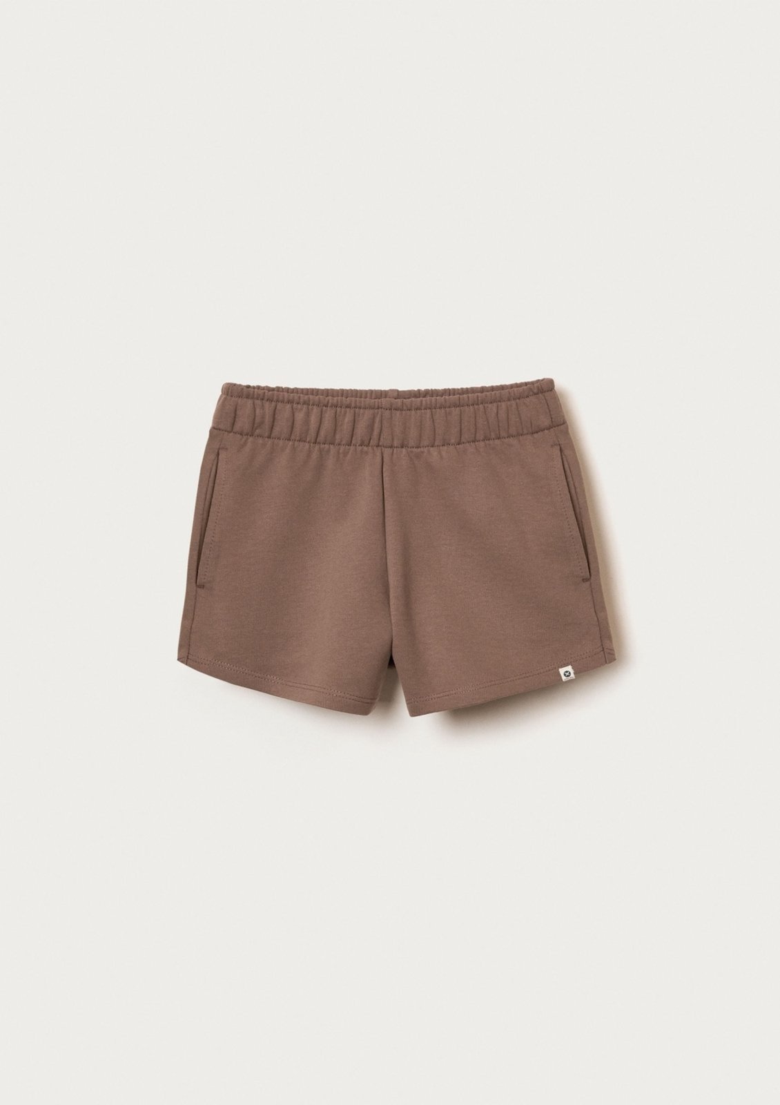 Vista 3 Infantil - Shorts Menina Runner Em MoletinhoHering Hering Kids marrom Hering Kids marrom
