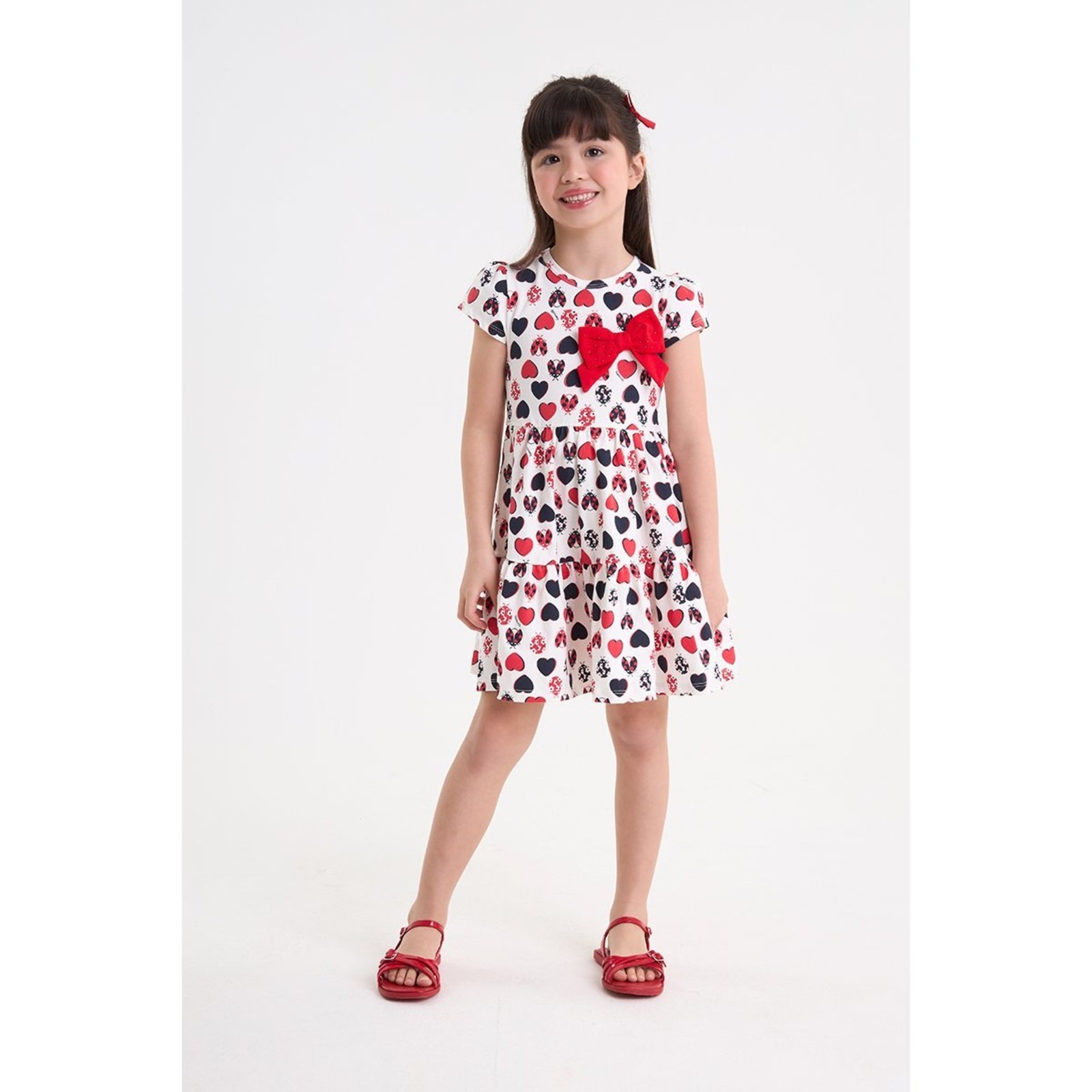 Infantil - Vestido Feminino em Cotton