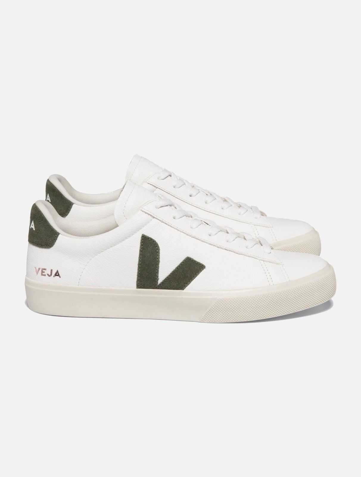 Tênis Veja Campo Chromefree White Kaki