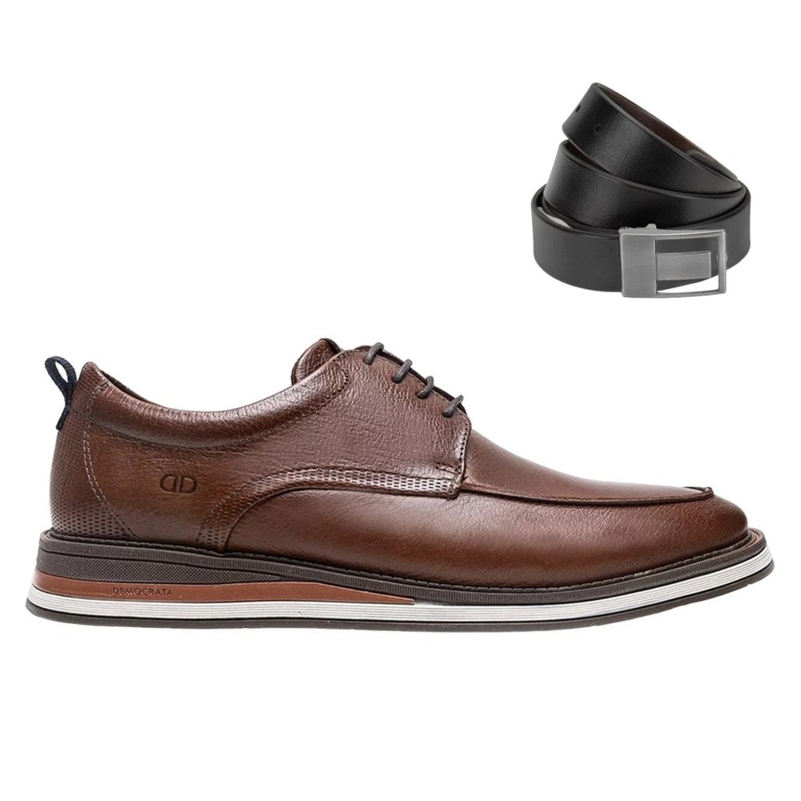 Kit Sapato Democrata Metropolitan Masculino + Cinto