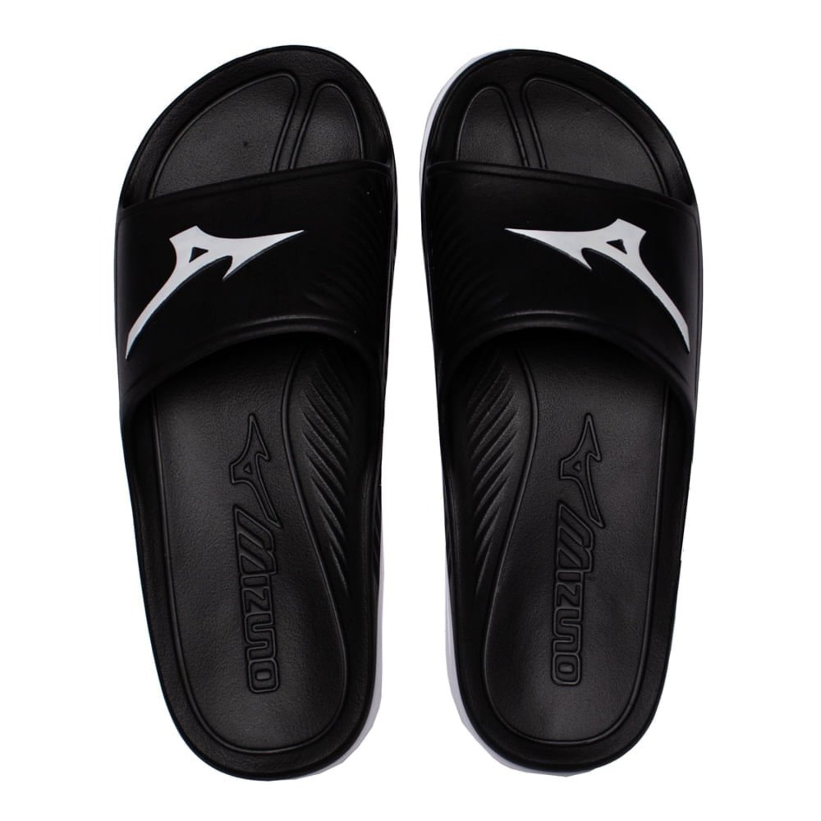 Infantil - Chinelo Slide Masculino Mizuno Enerzy Preto/branco