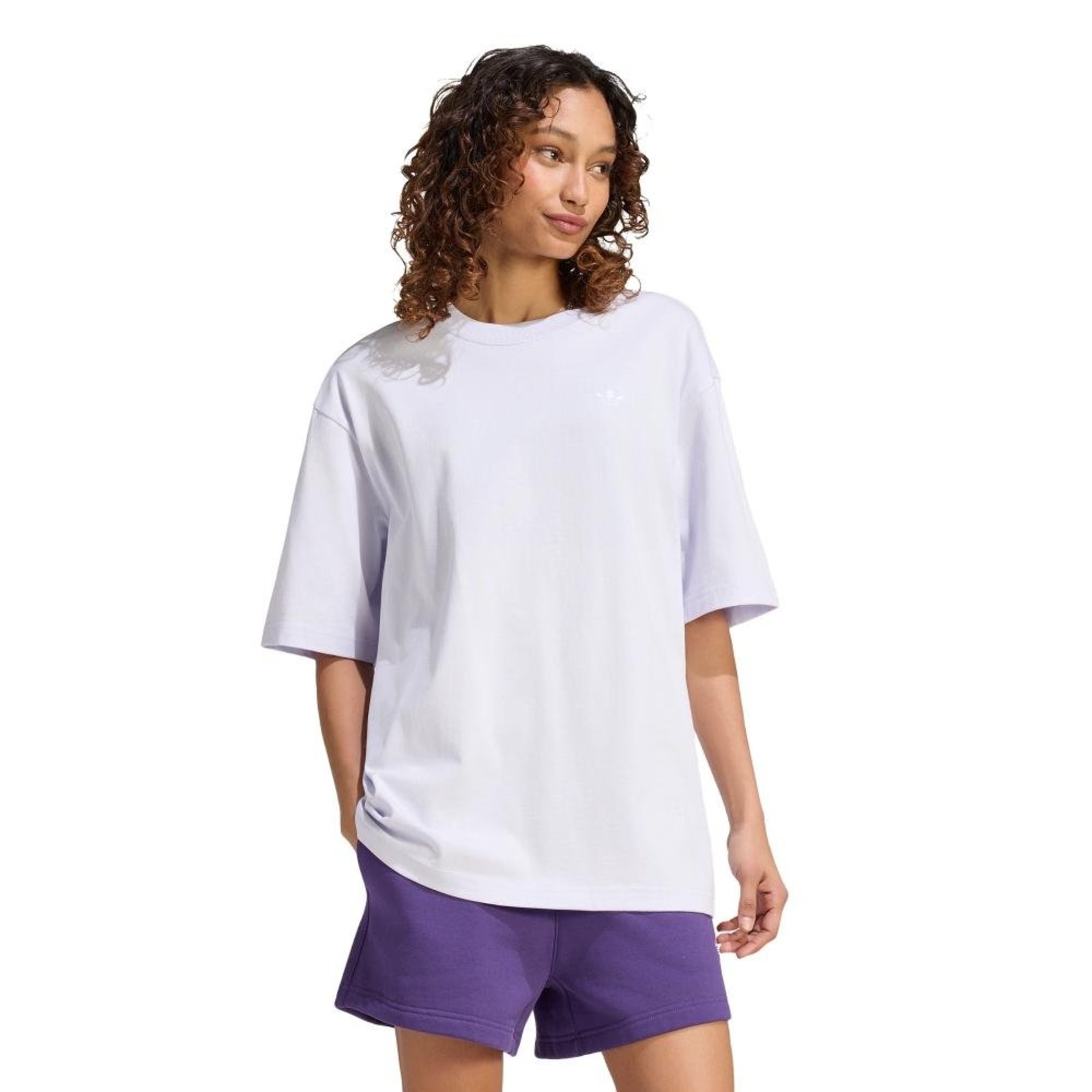 CAMISETA ESSENTIALS BOYFRIEND adidas Originals Roxo