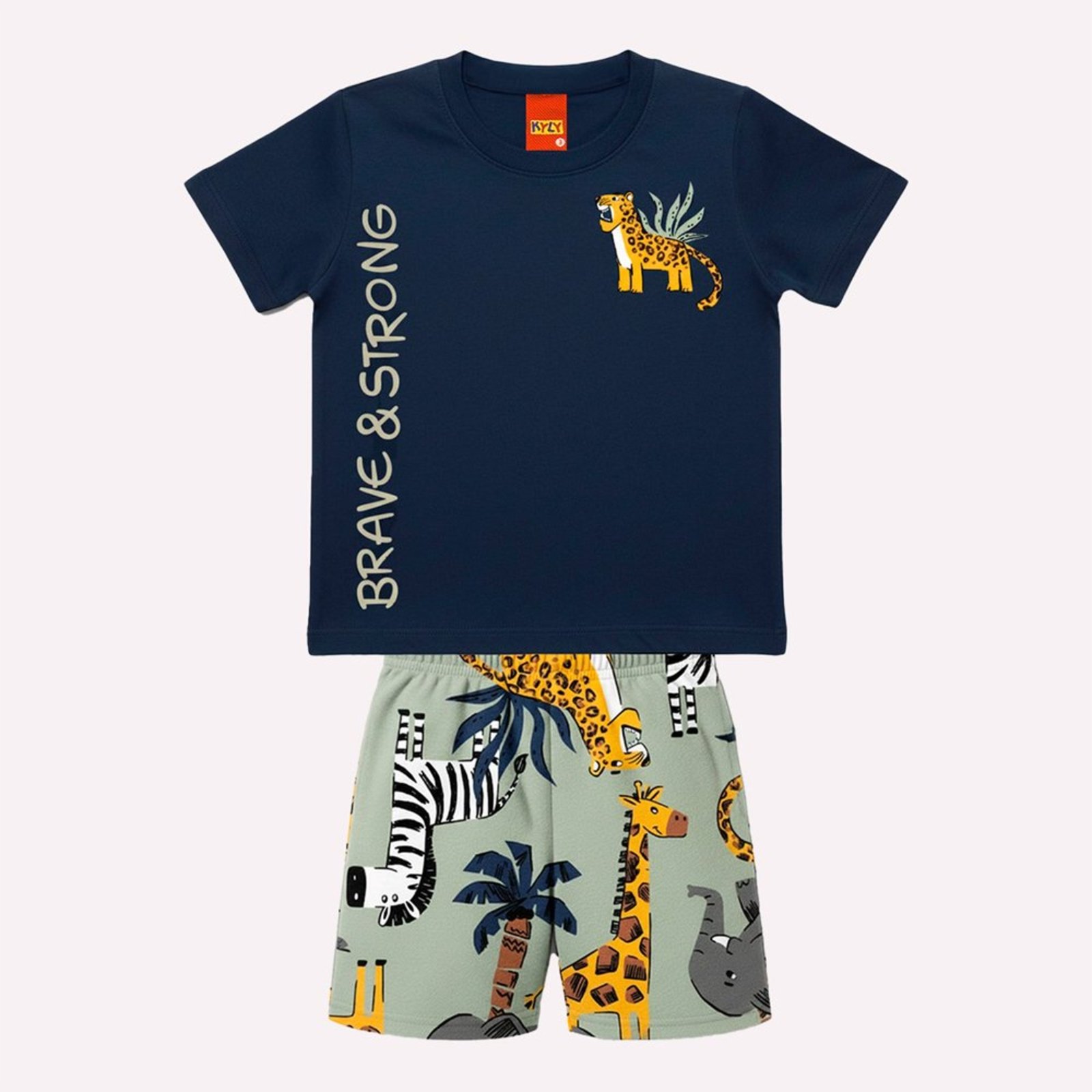 Infantil - Conjunto Menino Animais Kyly