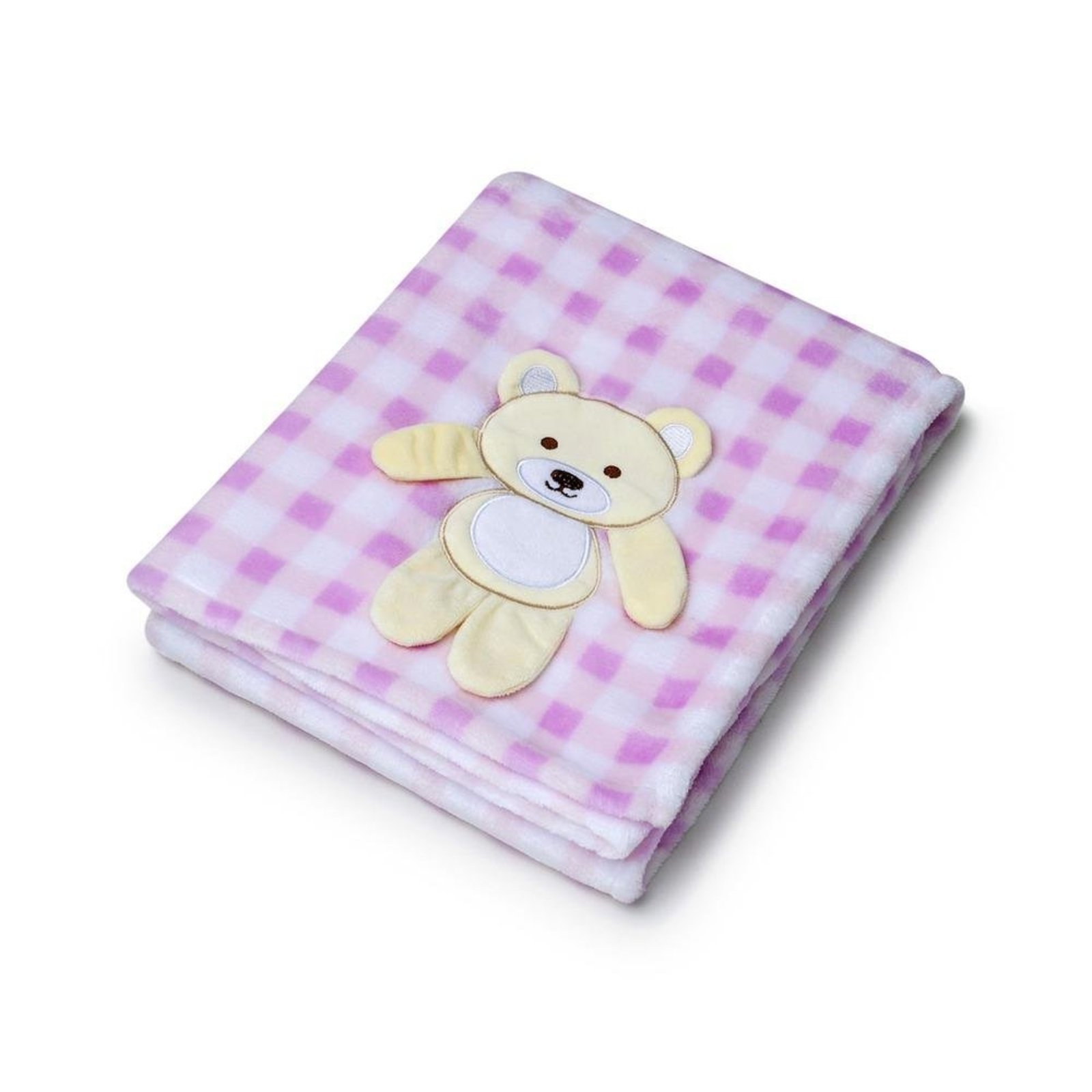Infantil - Cobertor Menina Rosa Estampado Loaní U Rosa