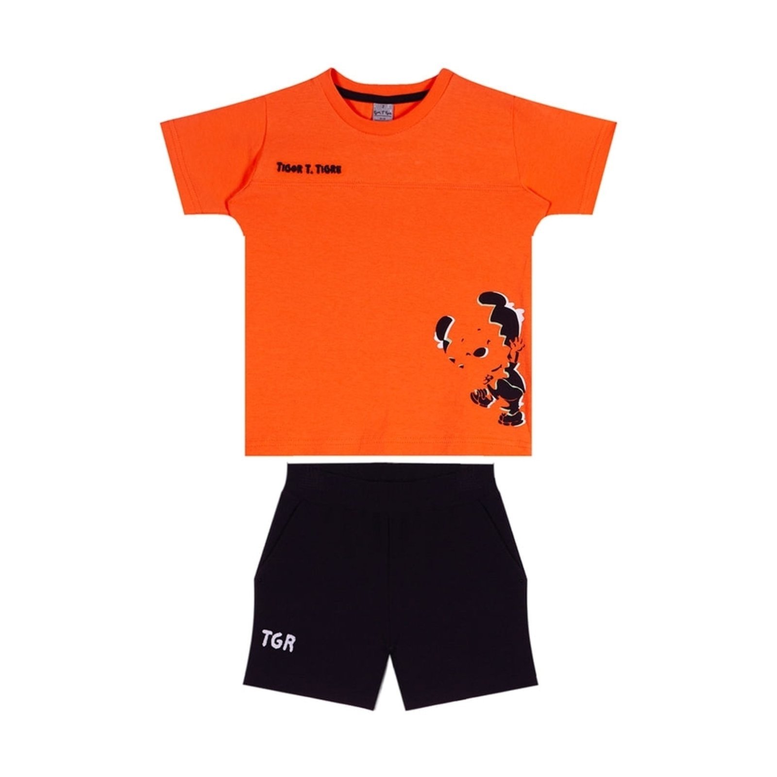 Infantil - Conjunto Curto Masculino Tigor T. Tigre