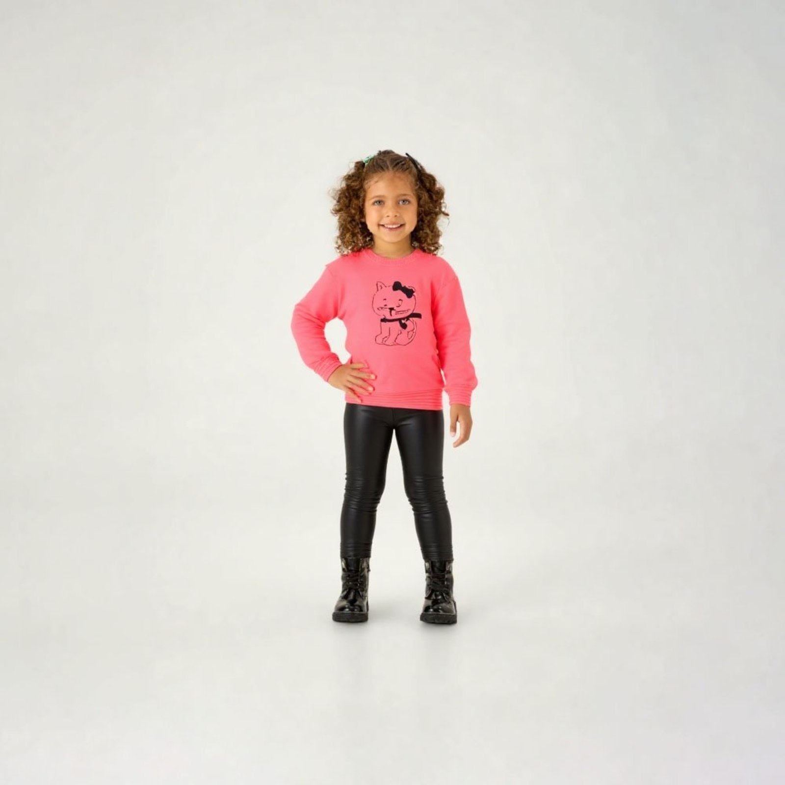 Infantil - Conjunto Pink Primeiros Passos Pulla Bulla Menina - 55227-173