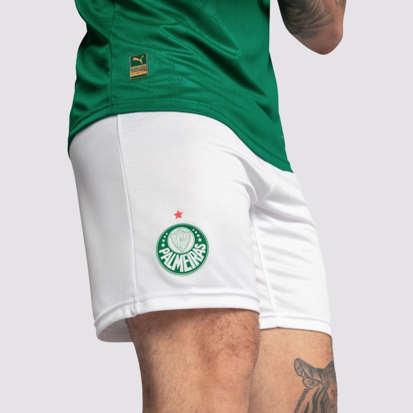 Shorts Puma Palmeiras I 2025 Sem Patrocínio