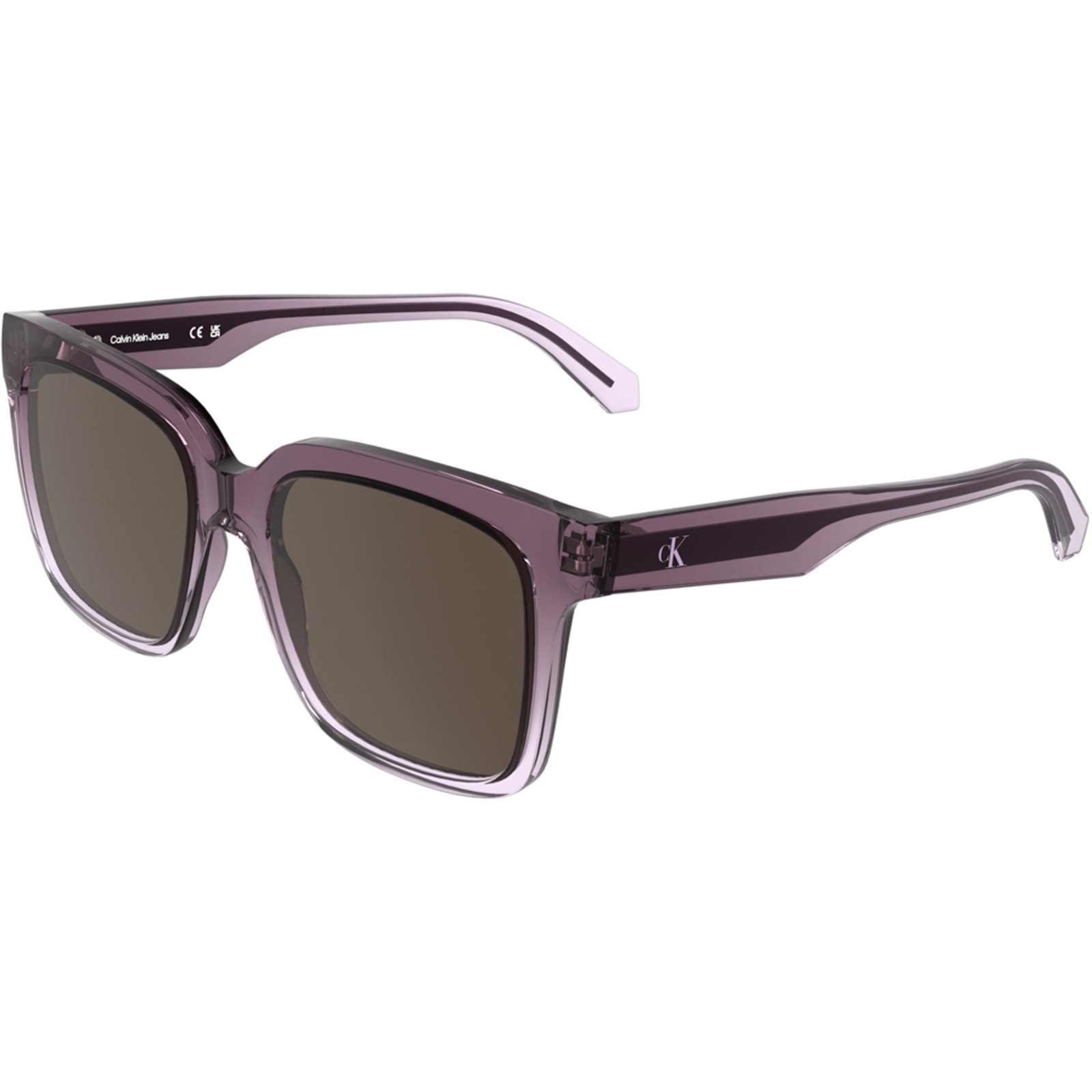 Vista 2 Óculos de Sol Calvin Klein Jeans CKJ25624S 665 Feminino rosa Calvin Klein Jeans rosa