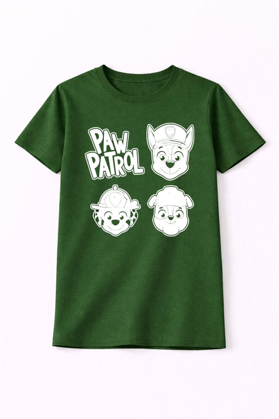 Infantil - Camiseta Masculina Algodão Dogs Verde Musgo - Babei no Look