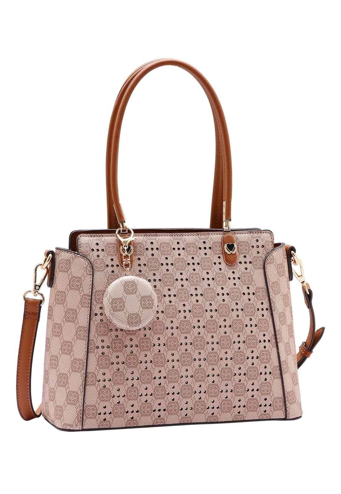 Bolsa Feminina Chenson Original New Cristal Ombro Marrom 3485028