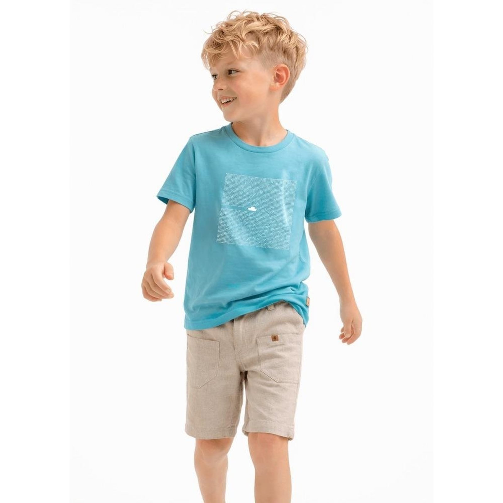 Infantil - Bermuda Menino Casual Alphabeto