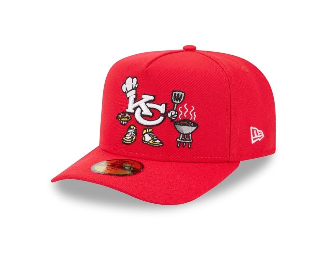 Boné New Era 59FIFTY Kansas City Chiefs NFL Vermelho