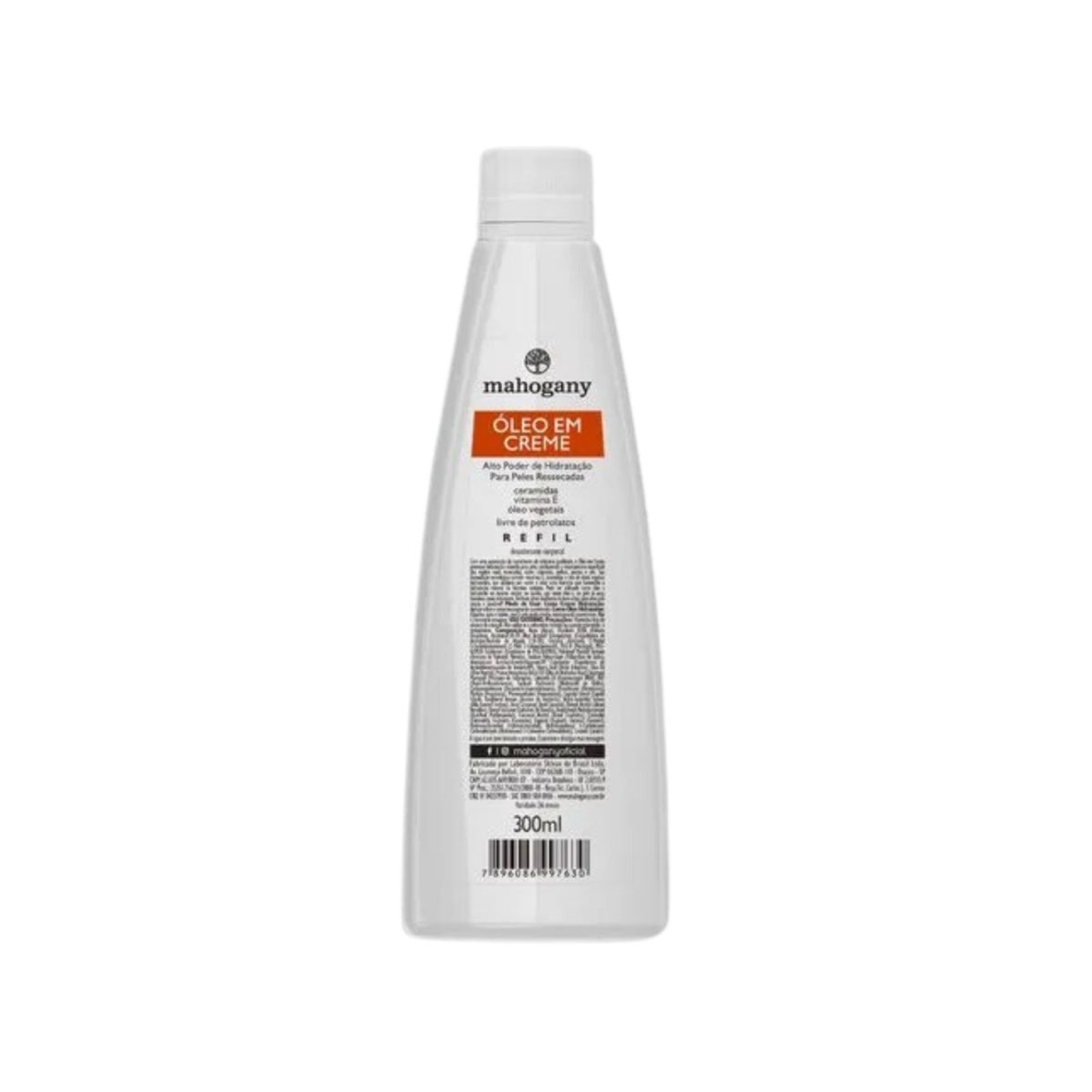 Mahogany Refil Óleo Em Creme 300Ml – Corpo E Banho