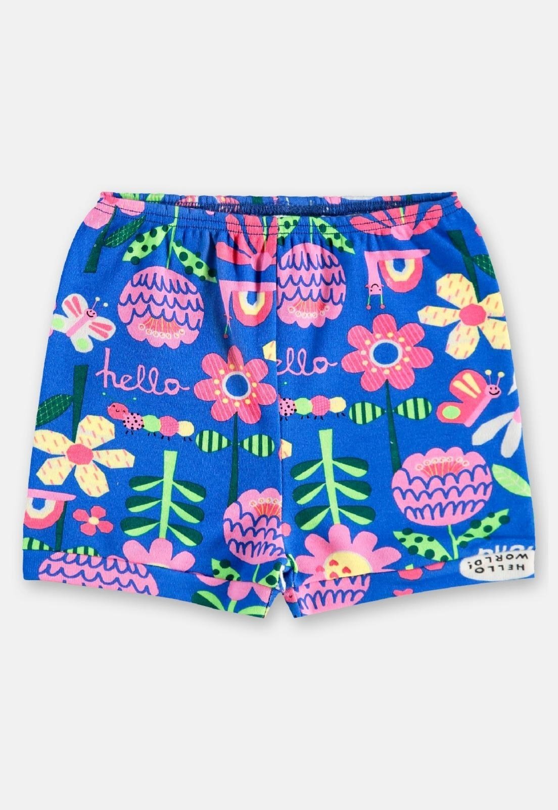 Infantil - Short Menina em Suedine Up Baby Azul