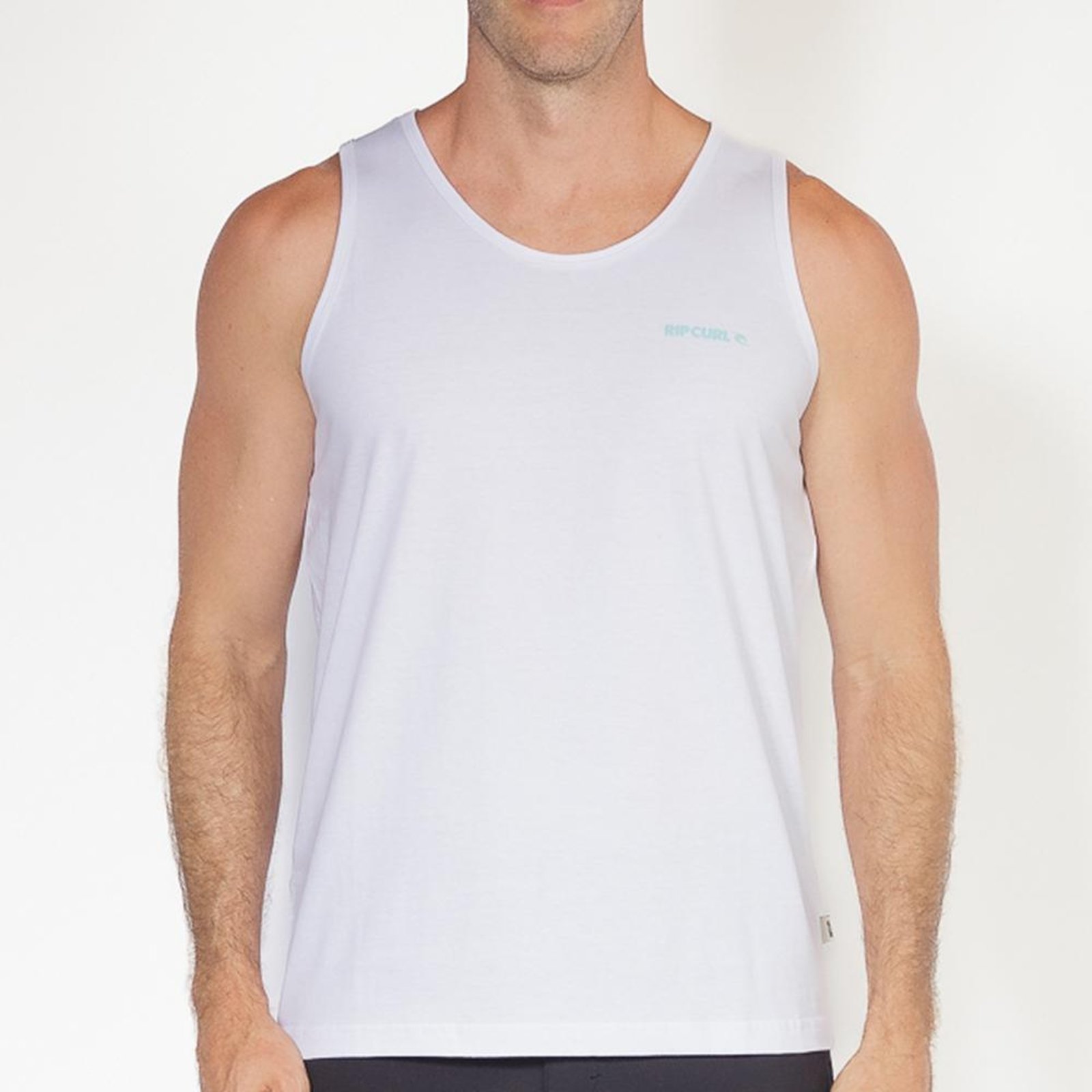 Regata Rip Curl Brand Icon SM26 Masculina Branco