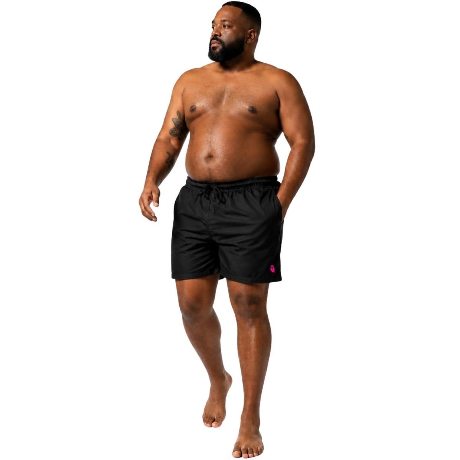 Bermuda Masculina Plus Size Tactel Leve Estampada Moda Praia